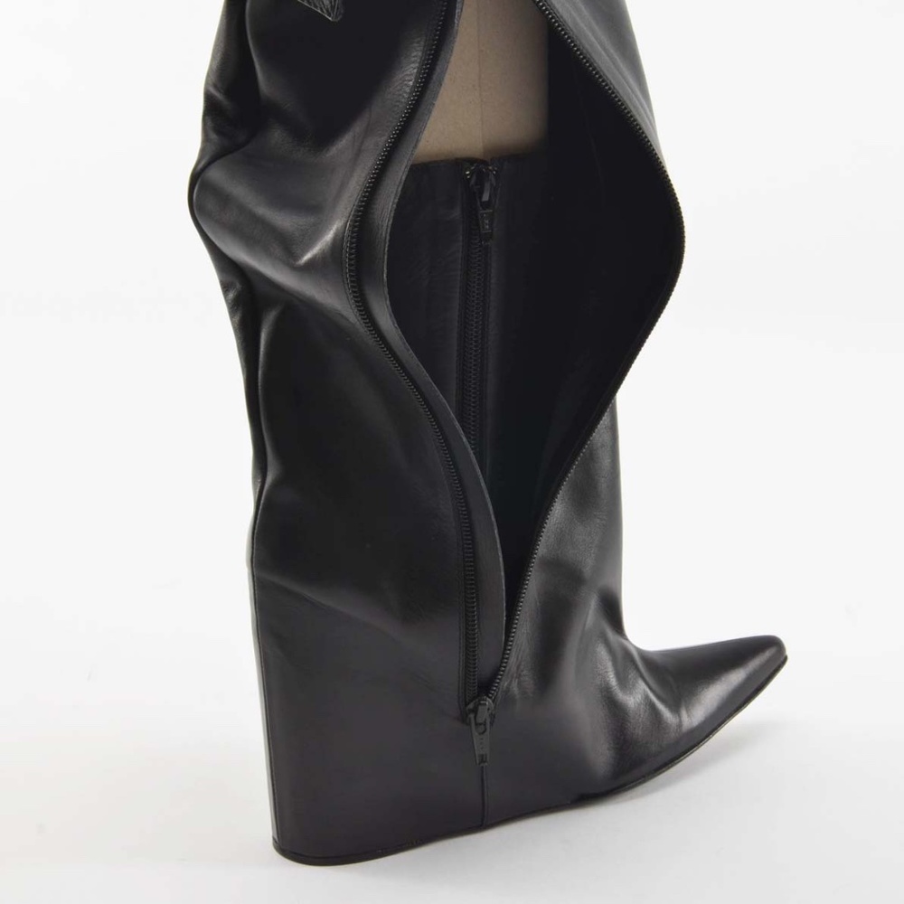 SOLD -NEW BALENCIAGA Black AstroGirl Boots Size 37 - Picture 3 of 6